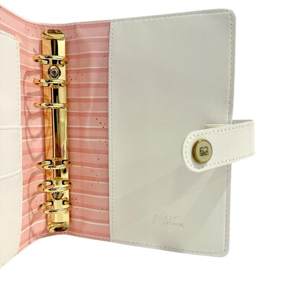 NEW Floral Binder A6 Binder 6-Ring Planner Organizer Paper Studio 7.75" x 6.125" - Picture 10 of 10